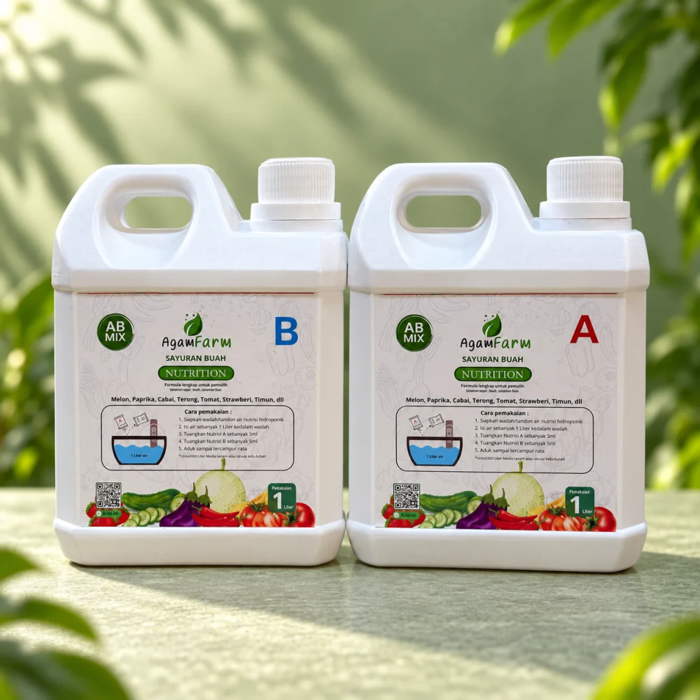 Agamfarm A/B mix · Fruiting vegetables in a green product setting